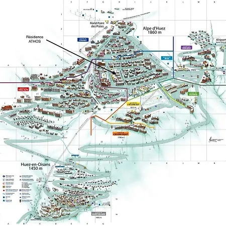 Athos C2-4pers-alpe D'huez-centre Station אלפה ד'הואז